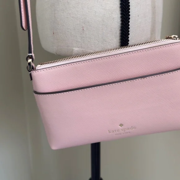 NWOT, Kate Spade Pink Crossbody Bag with thin wallet/card holder - Picture 2 of 9